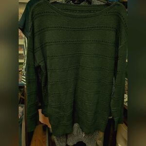 Dark Green Knit Sweater Small